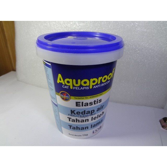 Aquaproof / waterproofing / cat anti bocor 1kg/pilih tipe warna - Putih