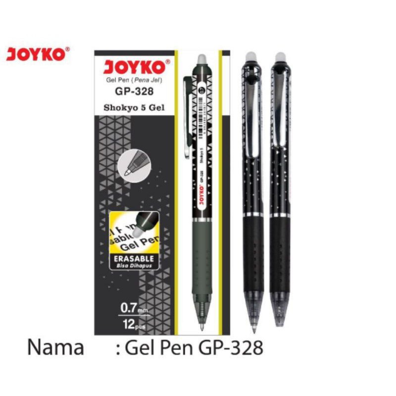 

Gel pen joyko shokyo Gp 328 bisa hapus 0,7 mm