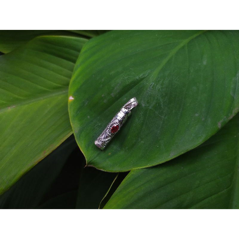 Liontin Perak Tabung Best Seller