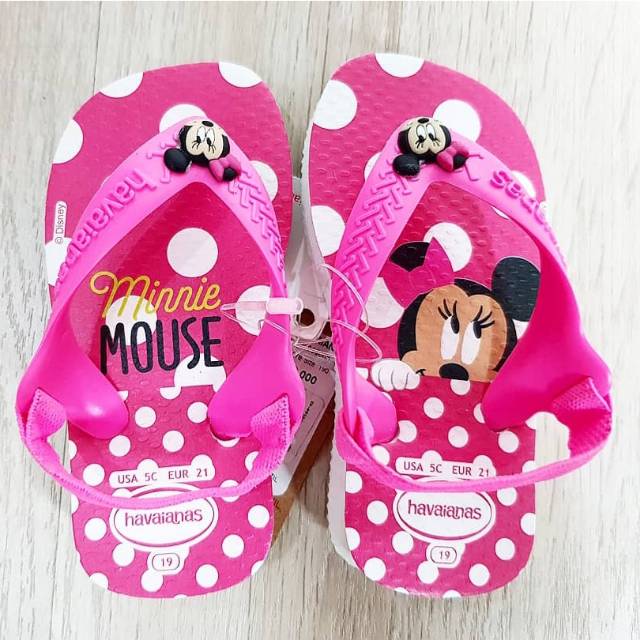 havaianas minnie mouse