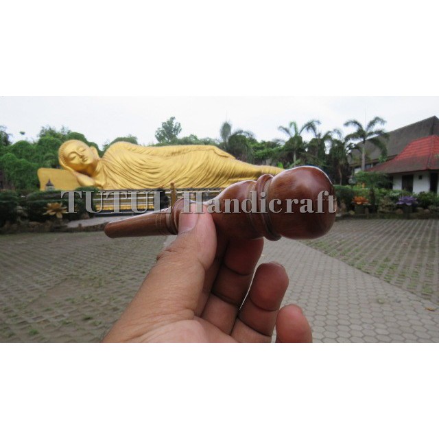 Alat Pijat Sedotan Once Cangklong KAYU STIGI Bubut Propil  01 Kode PRKSP001