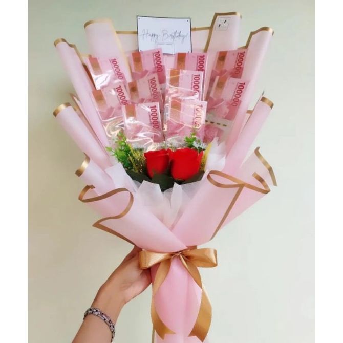 Buket Bunga dan Uang Asli | Money Bouquet di Semarang