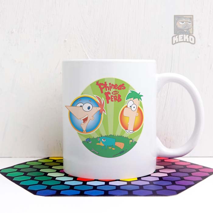 Mug Keramik Phineas and Ferb
