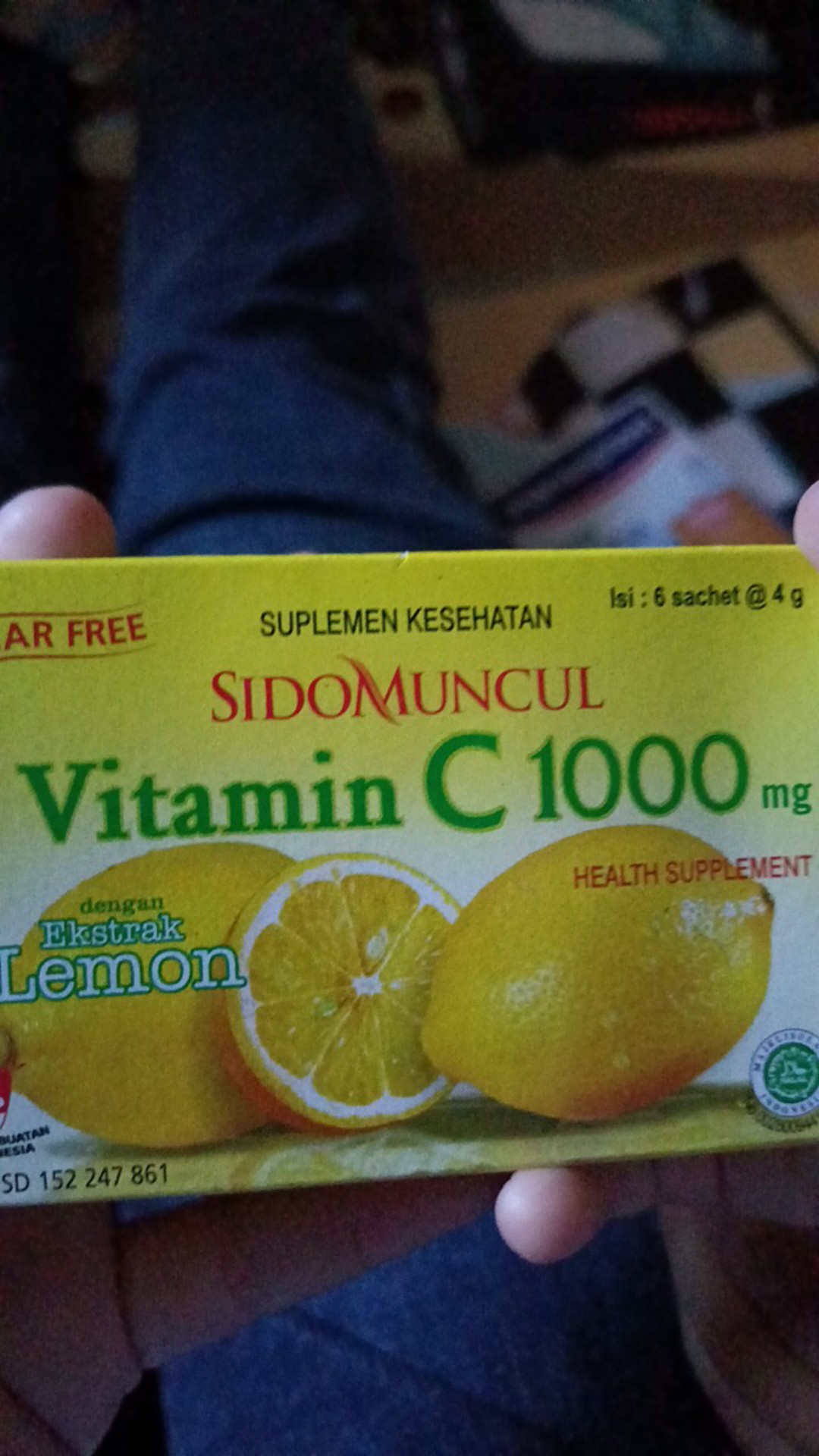 Vitamin C 1000 Sidomuncul Harga Box Isi 6 Sachet Vitamin Daya Tahan Tubuh Shopee Indonesia
