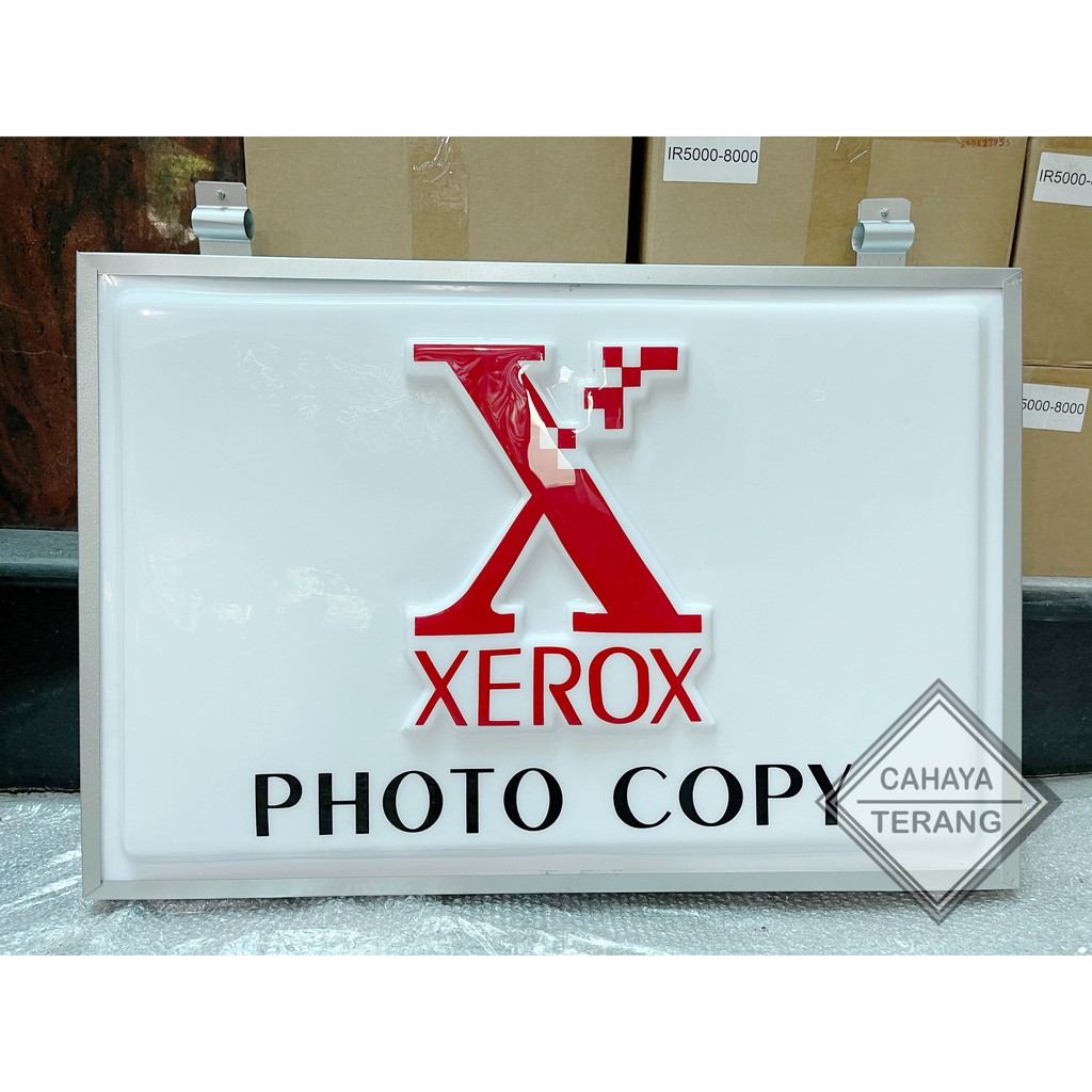 Neon Box Mesin Fotokopi XEROX 62cm x 92cm