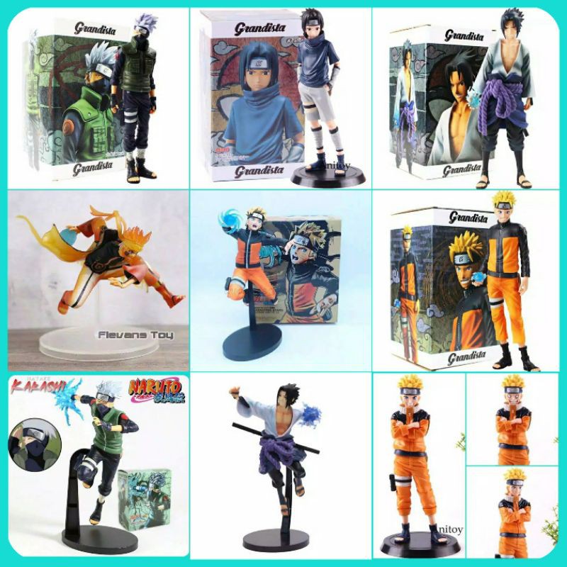 Action Figure NARUTO SASUKE KAKASHI Grandista