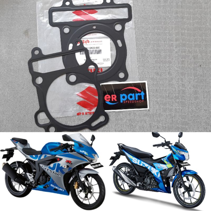 paking perpak gasket blok head blok seher satria Fu Fi GSX 150 raider 150 Fi