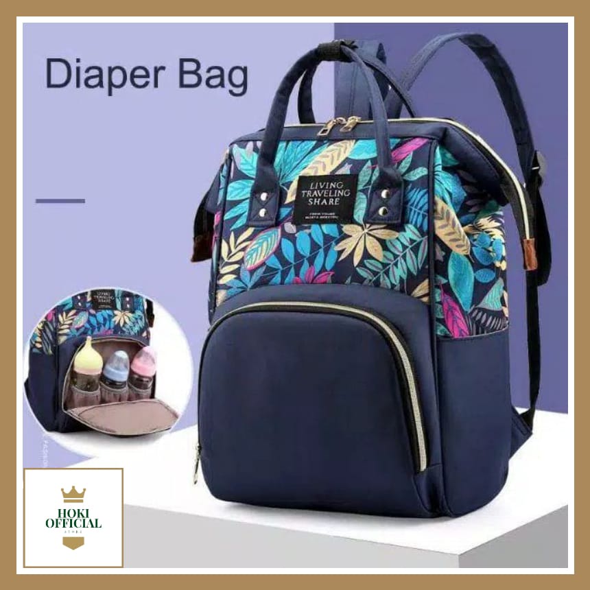 [COD] Ransel Diapers Ada Slot Botol Susu Tas Ransel Wanita Tas Perlengkapan Bayi Baby New Born Backpack Kapasitas Besar Travelbag Perjalanan Muat Banyak HokiOfficial