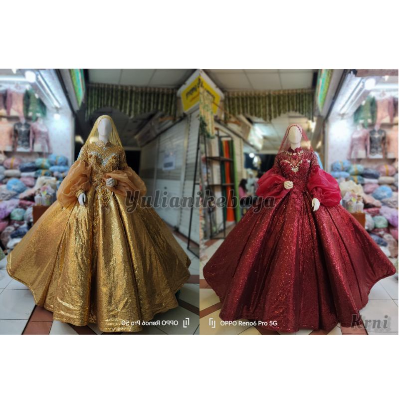 GAUN PENGANTIN //GAUN BARBIE //GAUN PENGANTIN BARBIE //GAUN PENGANTIN BALON //GAUN TANGAN BALON