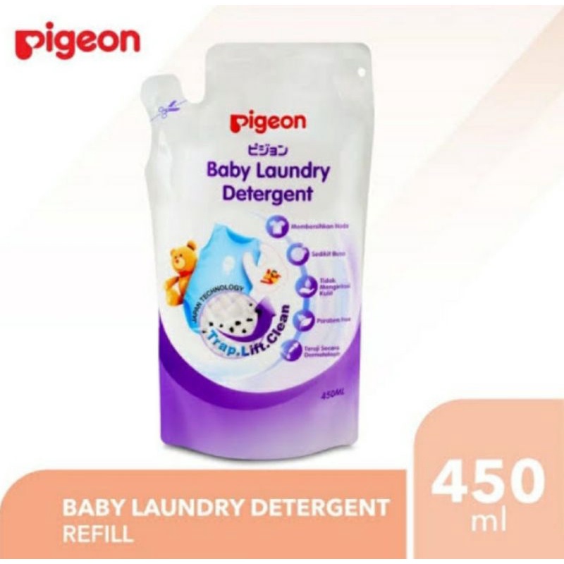 PIGEON Baby Laundry Liquid Detergent 500ml Sabun Cuci Baju Bayi Pakaian Bayi LAUNDRY DETERGENT 500 ml BOTTLE