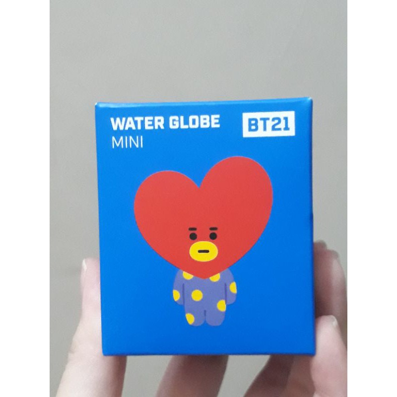 (READY STOCK) BTS BT21 WATER GLOBE MINI TATA OFFICIAL
