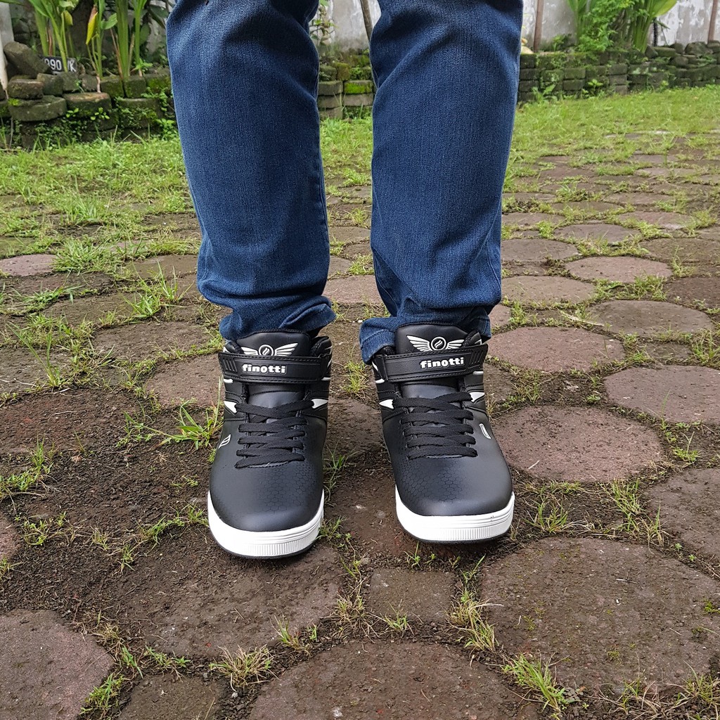 Sepatu sneakers highcut premium Uranus 2 Finotti (ada 2 warna)