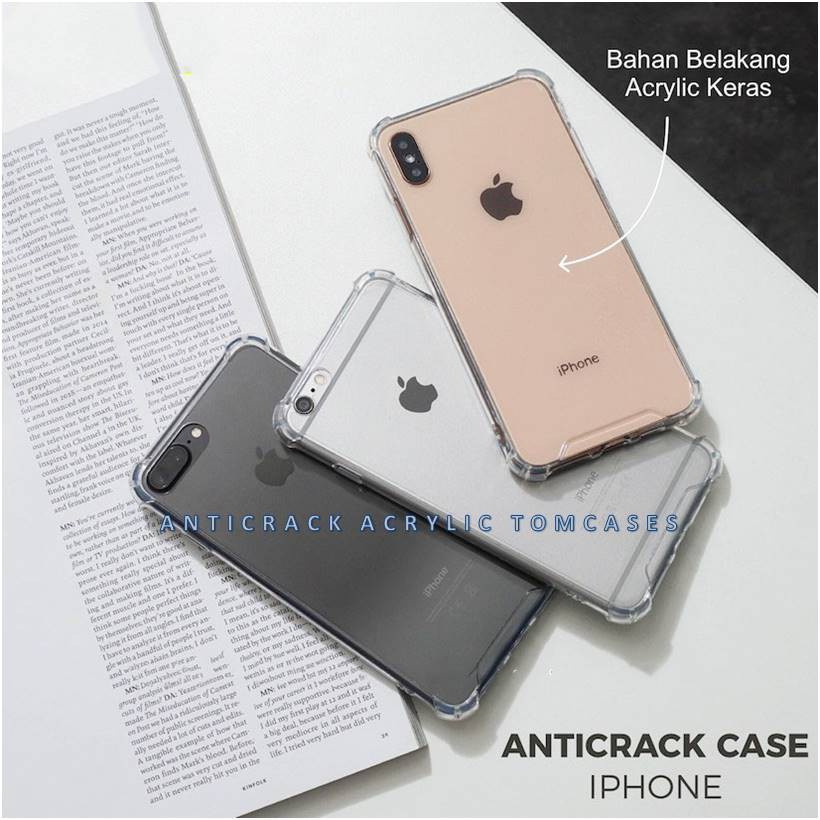 [ TOMCASES ] ANTICRACK CASE ACRYLIC FUZE ANTI SHOCK AKRILIK BAHAN KERAS PREMIUM IP 6 - IP 12 PROMAX