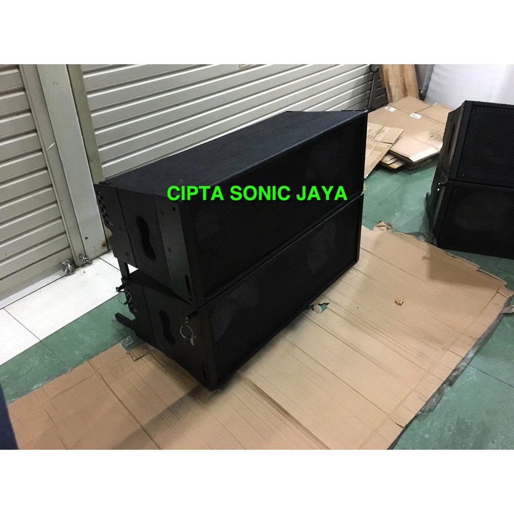 Box Speaker Line Array 10 Inch Tekstur Jeruk Lengkap Braket Import Plus Pin