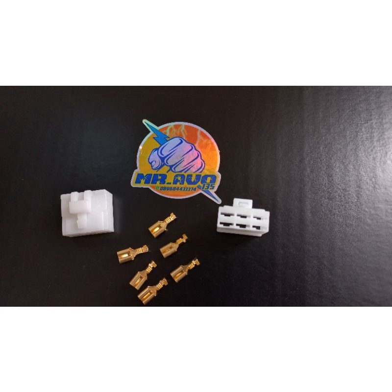 Soket kiprok Tiger Nmax /soket 6pin besar