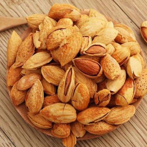 

Almond Panggang 500gr Roasted Butter Milk USA California in Shell / Cangkang / enak dan renyah