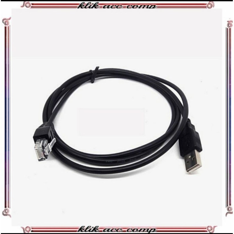 kabel barcode scenner / kabel console usb to rj45 /Kabele usb to rj45 / cabele barcode scenner