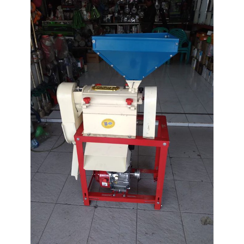 Mesin Giling Padi 350 × Rice Polisher 350 × Mesin Penggerak Gx200