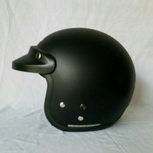 Helm Retro Cargloss Hitam Dop Retro Bogo Classic Limited
