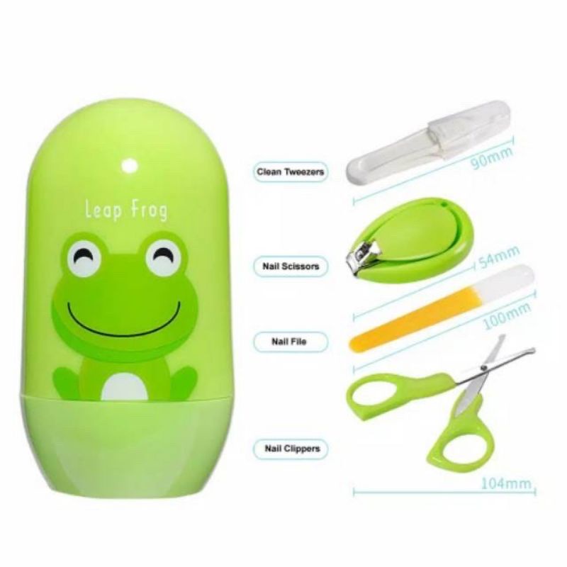 (COD) Manicure Set Bayi / Gunting Kuku Bayi Set 4in1 / Gunting Kuku Karakter