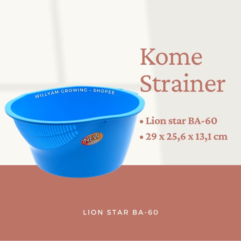 Lion Star Baskom Saringan Serbaguna Kome Strainer BA-60