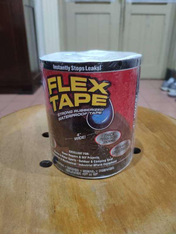 Lakban Khusus Anti Bocor Murah Flex Tape Anti Leak 10x152cm Lakban Hitam Isolasi Multifungsi