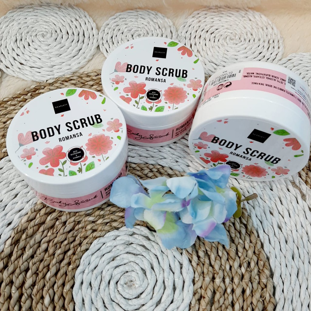 SCARLET BODY SCRUB / LULUR MANDI / LULUR BADAN / LULUR KEKINIAN