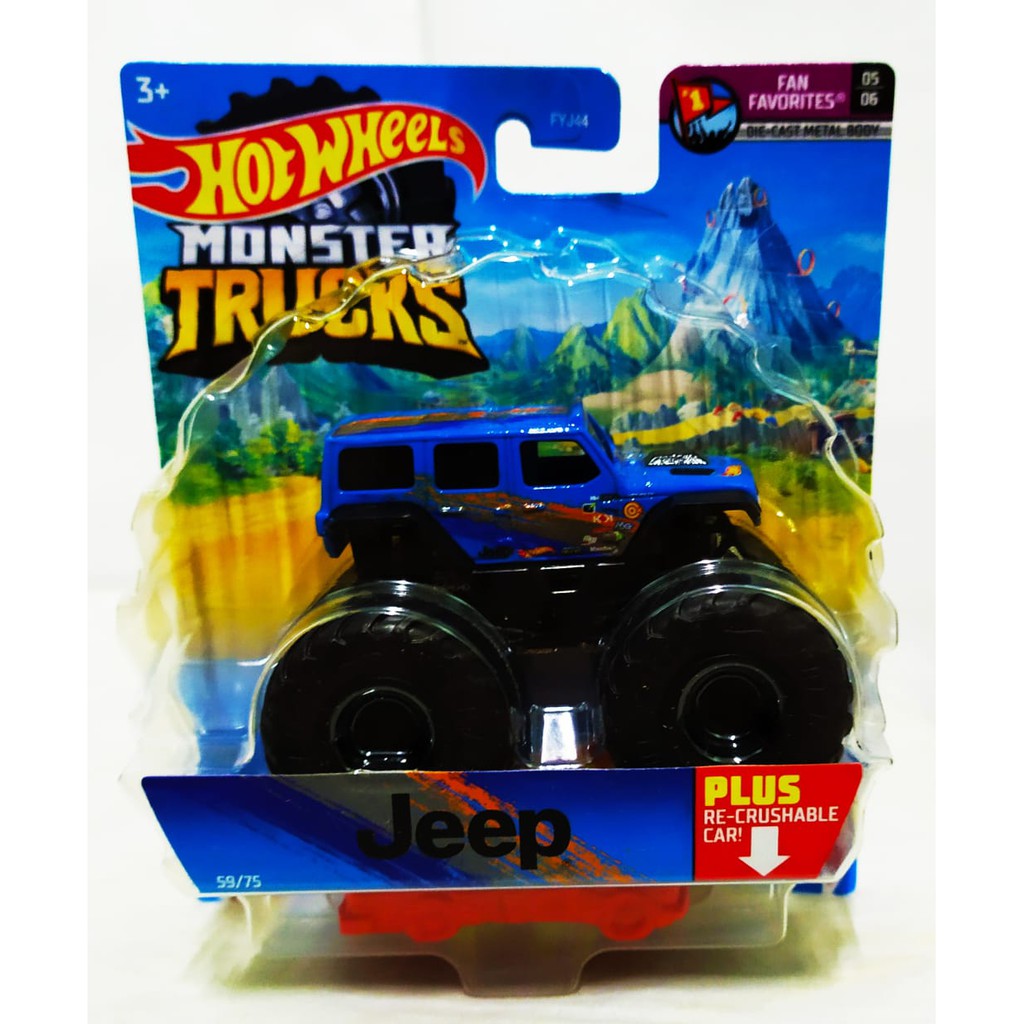 Hot Wheels Monster Trucks Jeep Wrangler Unlimited