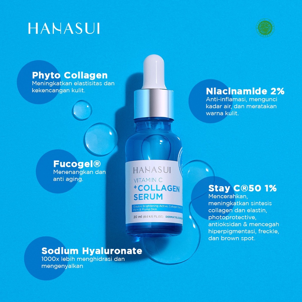 SERUM VITAMIN C COLAGEN (BIRU) BPOM HANASUI