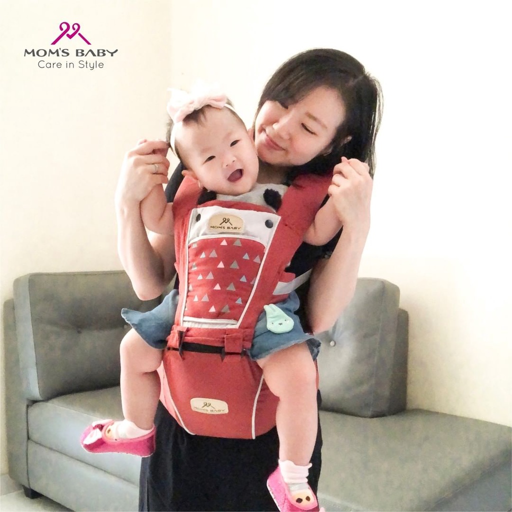 Mom's Baby Gendongan Hipseat Multifungsi Ruby Series - MBG 2023