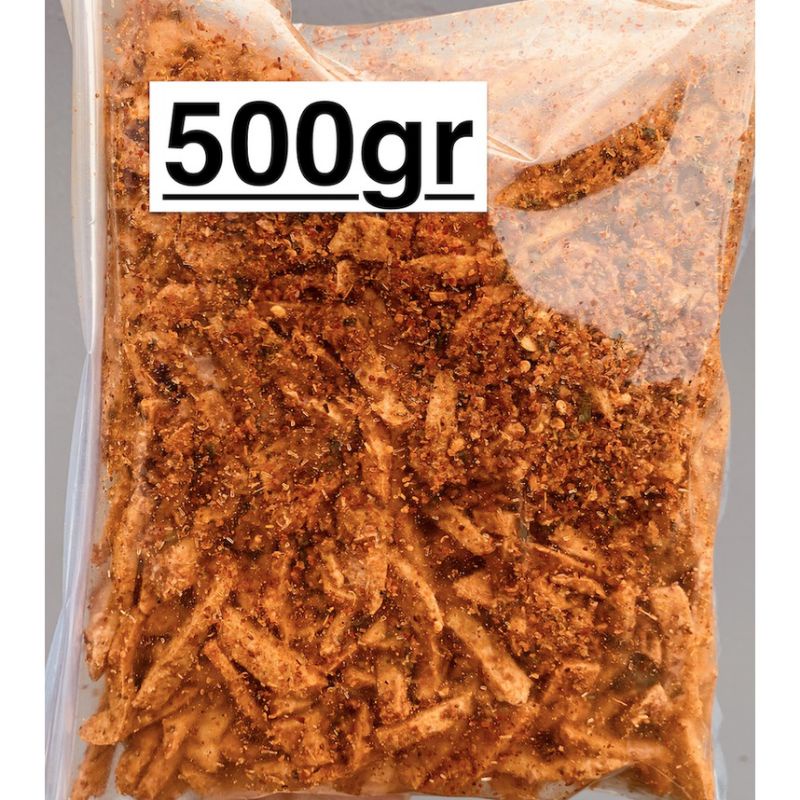 

BASRENG PEDAS/BASRENG ORIGINAL/MAKANAN RINGAN NETTO 500GRAM