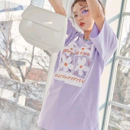 IRIDESCENT SERENDIPITY T SHIRT crbn_cloth | KAOS OVERSIZE