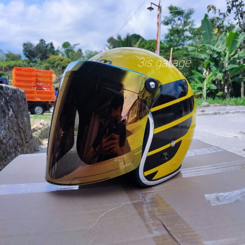 HELM MAXIM OJOL INDONESIA KACA VENOM/SNAIL TERMURAH