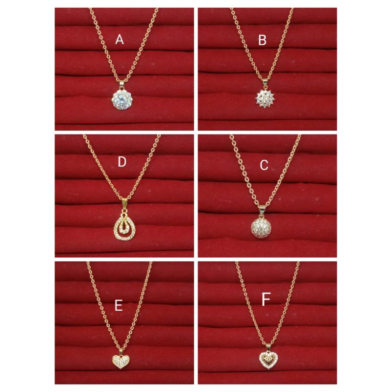 Mix1. kalung xuping wanita lapis emas Nori 45 cm