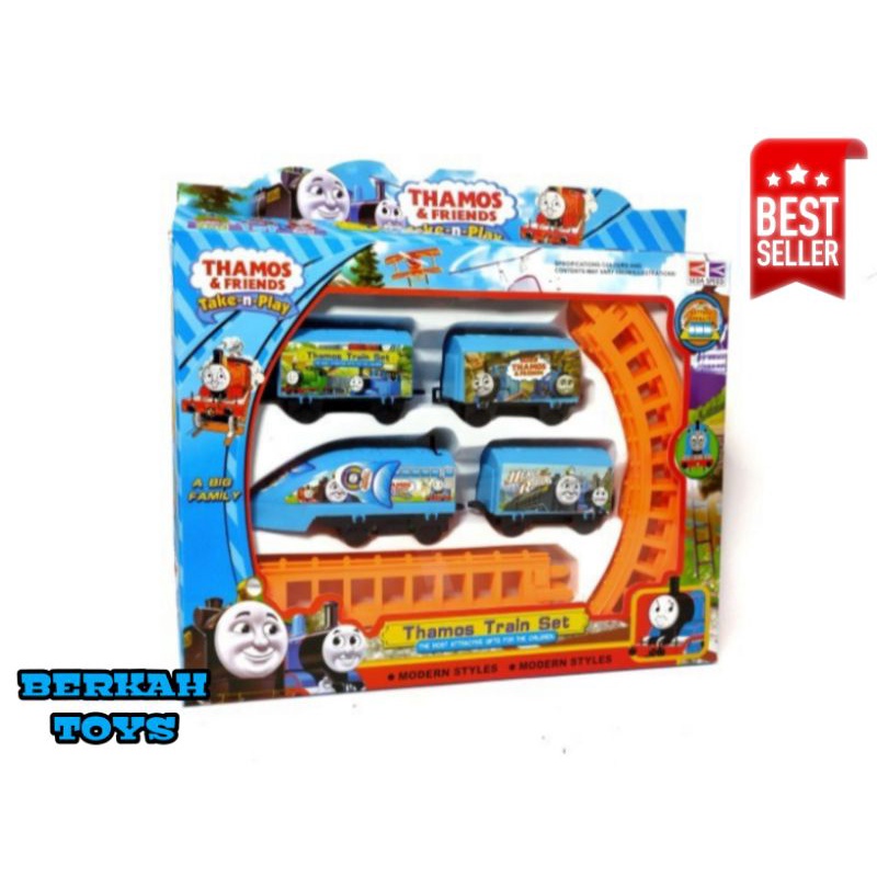 Mainan Kereta Thomas 4 Gerbong