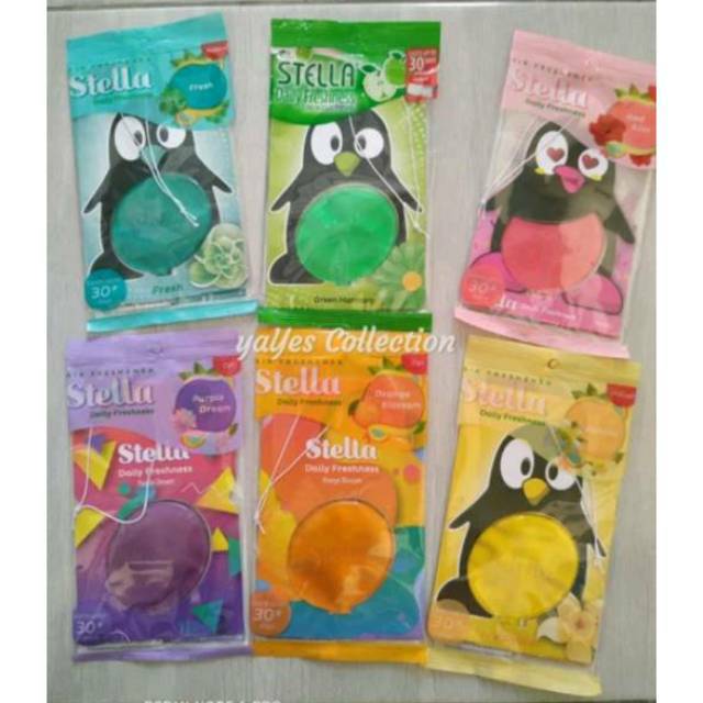 Stella Pengharum mobil ruangan PIPIH Gepeng Daily Freshness outdoor AC mobil air freshener vanila Wewangian ruang