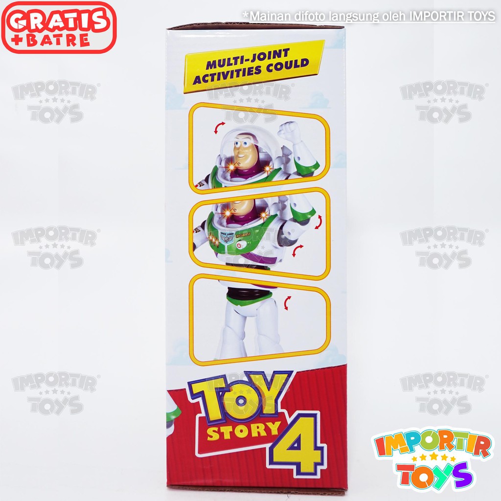 Mainan Robot Buzz Lightyear Toy Story Berkualitas Keren Bercahaya