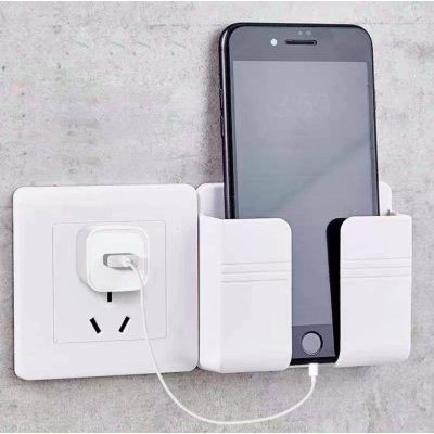 Charger Holder Handphone Tempel Dinding Tempat HP Charger Tembok