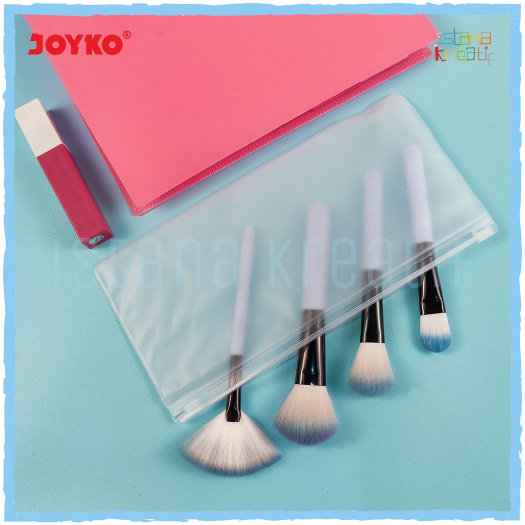 

Joyko Document Bag Transparan | Zipper Bag DCB-50 | | Tas Dokumen Bag Bill, A5, B5, A4, B4,Tempat Pensil