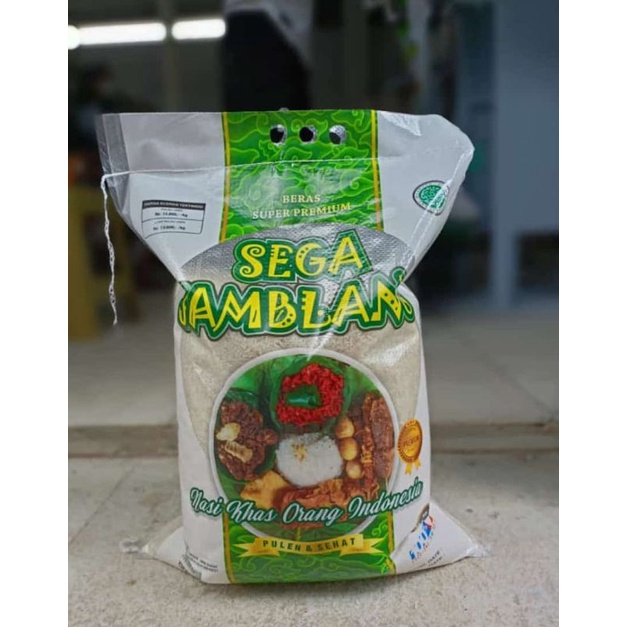 

Beras Sega Jamblang,Beras Super Premium kemasan 10kg