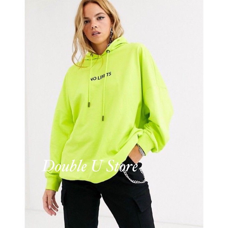 Jaket Jumbo Hoodie S, M, L, XL, XXL, 3XL, 4XL, 5XL 6XL Pria Wanita Hoodie Neon Hijau Stabilo BigSize