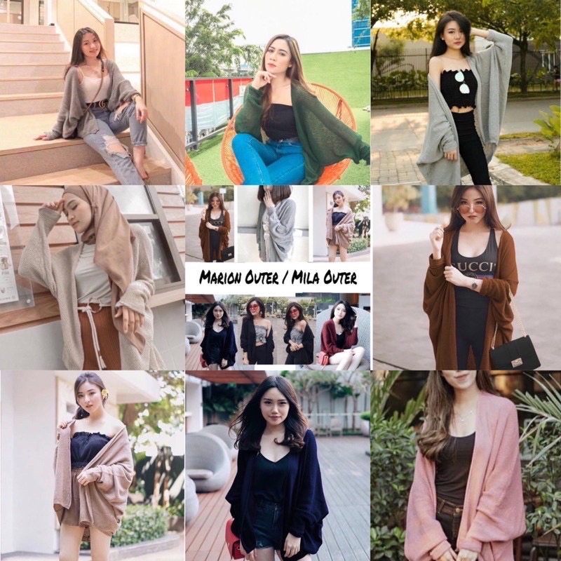 MARION OUTER CARDY RAJUT / MILA BATWING CARDI OUTER