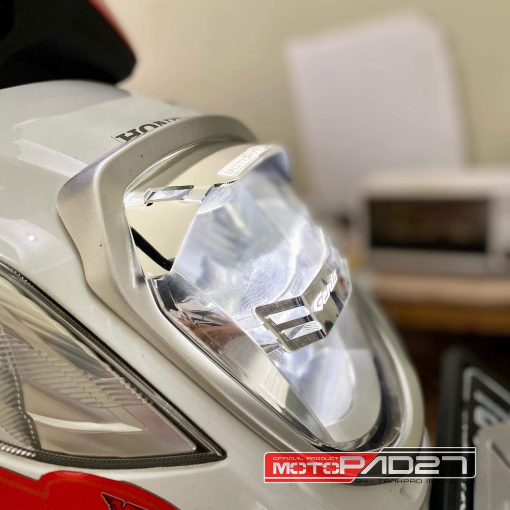 motopad27 garnish cover lampu depan honda genio