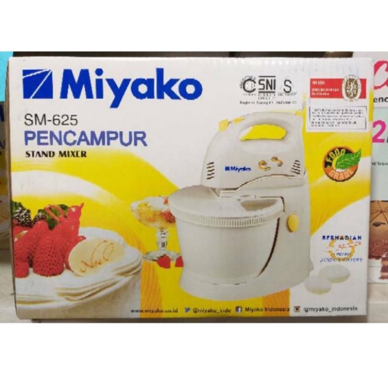 Mixer Miyako/Stand Mixer Miyako SM-625 Pengaduk,Kocokan Miyako SM 625