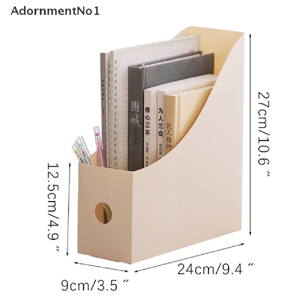 (AdornmentNo1) Kotak Organizer Dokumen / Buku / Pensil Model Lipat Untuk Meja Kantor