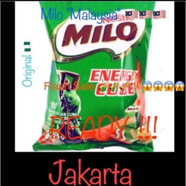 

COKELAT- MILO CUBE 100 / MILO ENERGY CUBE ISI 100 / MILO CUBE MALAYSIA 100 PCS -COKELAT.