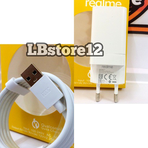 CHARGER REALME FAST CHARGING 20W  4A MICRO USB ORIGINAL 100%