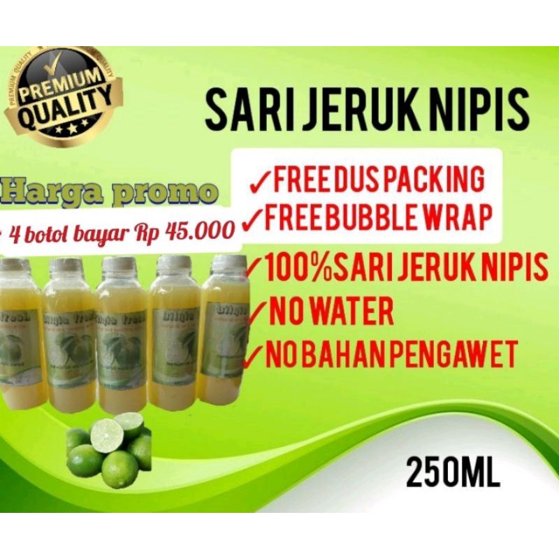 

sari jeruk nipis/limejuice