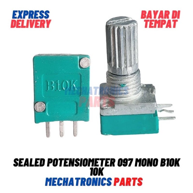 [5780] Sealed Potentiometer Potensiometer 097 potensio Mono B10K 10K