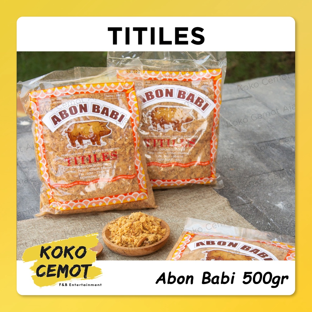 

TITILES - Abon Babi 500gr